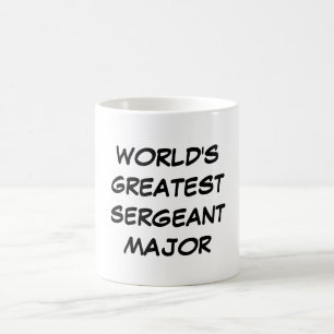 Der bestste Sergeant Major" Tasse "der Welt