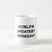 Der bestste Sergeant" Tasse "der Welt (Mittel)