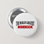 Der bestste Sidekick der Welt Button (Vorne & Hinten)