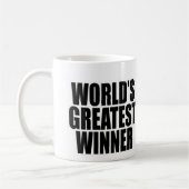 Der bestste Sieger der Welt Kaffeetasse (Links)