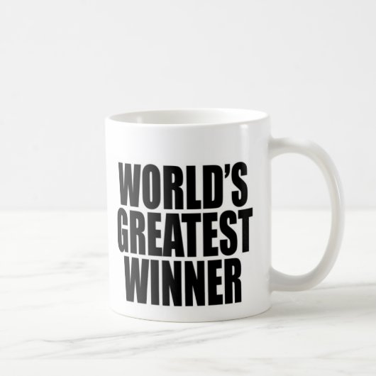 Der bestste Sieger der Welt Kaffeetasse (Rechts)