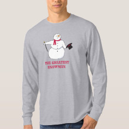 Der Bestste Snowman Long Sleeve T - Shirt