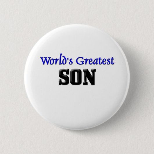 Der bestste Sohn der Welt Button (Vorderseite)