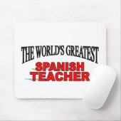 Der bestste spanische Lehrer der Welt Mousepad (Mit Mouse)
