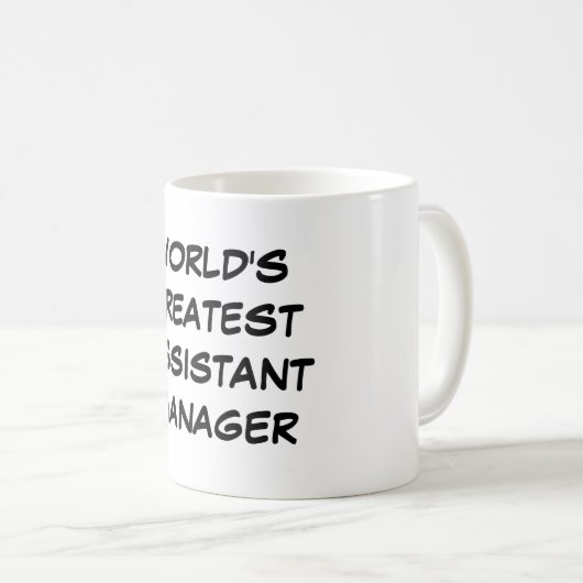 Der bestste stellvertretende Direktor-" Tasse "der (VorderseiteRechts)