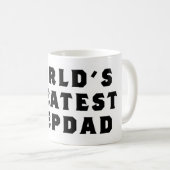 Der bestste Stepdad der Welt Kaffeetasse (VorderseiteRechts)