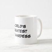 Der bestste Stewardess-" Tasse "der Welt (VorderseiteRechts)