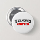 Der bestste Stricker der Welt Button (Vorne & Hinten)