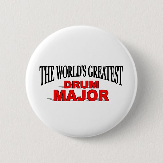 Der bestste Tambourmajor der Welt Button (Vorderseite)