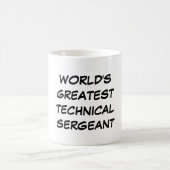 Der bestste technische Sergeant" Tasse "der Welt (Mittel)