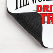 Der bestste treibende Lehrer der Welt Mousepad (Ecke)