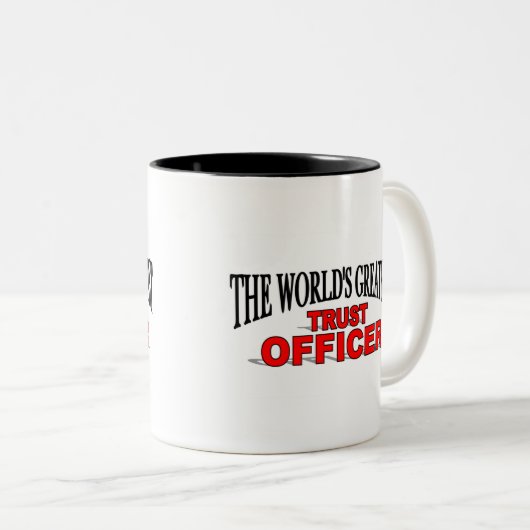 Der bestste Treuhänder der Welt Zweifarbige Tasse (VorderseiteRechts)