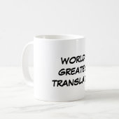 Der bestste Übersetzer-" Tasse "der Welt (Vorderseite Links)