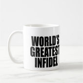 Der bestste Ungläubige der Welt Kaffeetasse (Links)