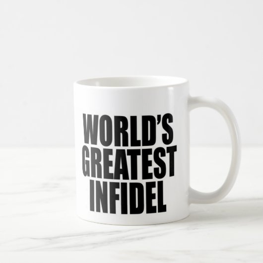Der bestste Ungläubige der Welt Kaffeetasse (Rechts)