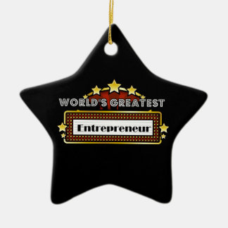 Der bestste Unternehmer der Welt Keramik Ornament