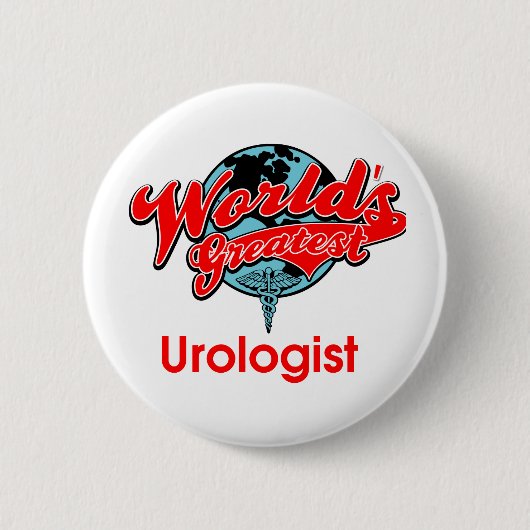 Der bestste Urologe der Welt Button (Vorderseite)
