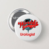 Der bestste Urologe der Welt Button (Vorne & Hinten)
