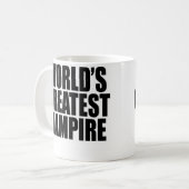 Der bestste Vampire der Welt Kaffeetasse (Vorderseite Links)