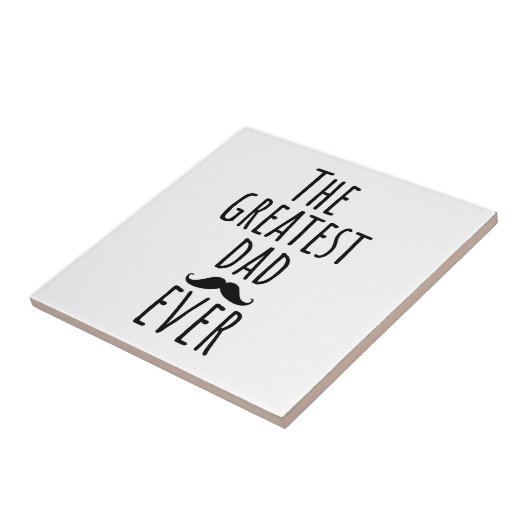 Der Bestste Vater aller Zeiten mit Mustache Fliese (Seite)