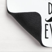 Der Bestste Vater aller Zeiten mit Mustache Mousepad (Ecke)