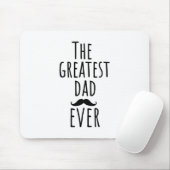 Der Bestste Vater aller Zeiten mit Mustache Mousepad (Mit Mouse)