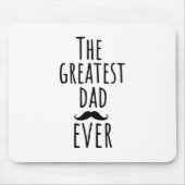 Der Bestste Vater aller Zeiten mit Mustache Mousepad (Vorne)