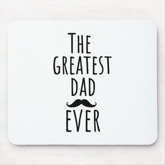 Der Bestste Vater aller Zeiten mit Mustache Mousepad (Vorne)