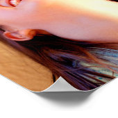 Der Bestste Vater der Welt 8 Foto Collage Modernes Poster (Ecke)