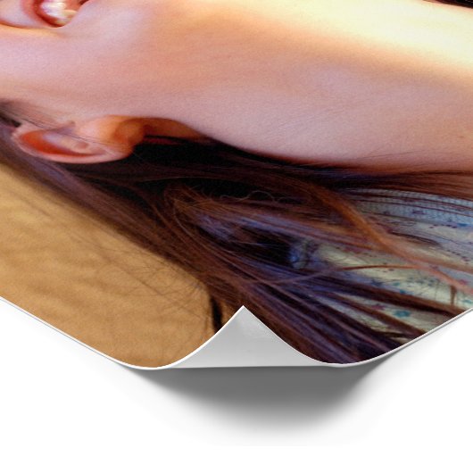 Der Bestste Vater der Welt 8 Foto Collage Modernes Poster (Ecke)