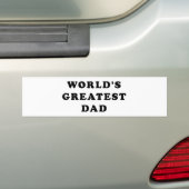 Der bestste Vater der Welt Autoaufkleber (Auf Auto)