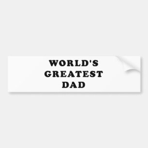 Der bestste Vater der Welt Autoaufkleber