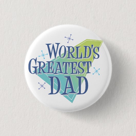 Der bestste Vater der Welt Button (Vorderseite)