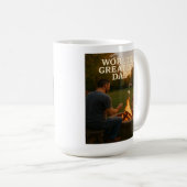 Der Bestste Vater der Welt - Fireside Edition Kaffeetasse (VorderseiteRechts)