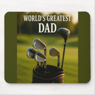 Der Bestste Vater der Welt - Golf Bag Edition Mousepad
