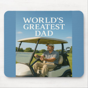 Der Bestste Vater der Welt - Golf Cart Cruise Mousepad