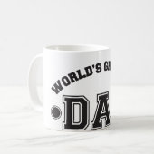 Der bestste Vater der Welt Kaffeetasse (Vorderseite Links)