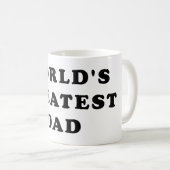 Der bestste Vater der Welt Kaffeetasse (VorderseiteRechts)