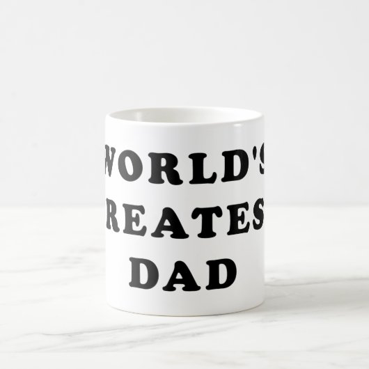Der bestste Vater der Welt Kaffeetasse (Mittel)