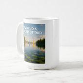 Der Bestste Vater der Welt - Sailboat Serenity Edi Kaffeetasse (Vorderseite Links)