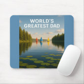 Der Bestste Vater der Welt - Sailboat Serenity Edi Mousepad (Mit Mouse)
