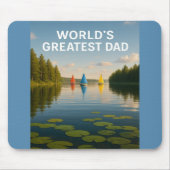 Der Bestste Vater der Welt - Sailboat Serenity Edi Mousepad (Vorne)