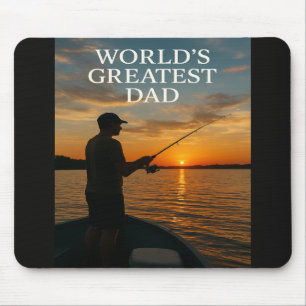 Der Bestste Vater der Welt - Sunset Castaway Mousepad