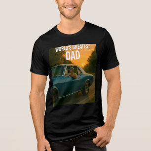 Der Bestste Vater der Welt - Sunset Cruise Edition Tri-Blend Shirt