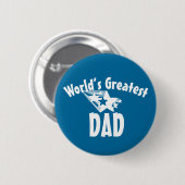 Der bestste Vati der Welt hat Knopf das pinback Button (Vorne & Hinten)