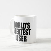 Der bestste Verlierer der Welt Kaffeetasse (Vorderseite Links)