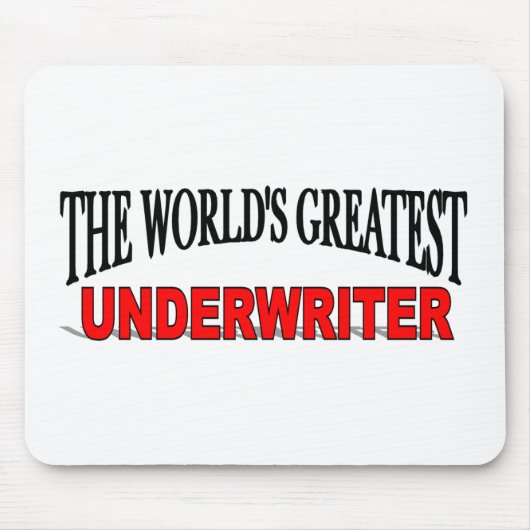 Der bestste Versicherer der Welt Mousepad (Vorne)