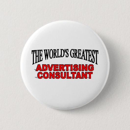 Der bestste Werbeberater der Welt Button (Vorderseite)