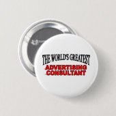 Der bestste Werbeberater der Welt Button (Vorne & Hinten)