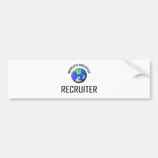 Der bestste Werbeoffizier der Welt Autoaufkleber (Vorne)